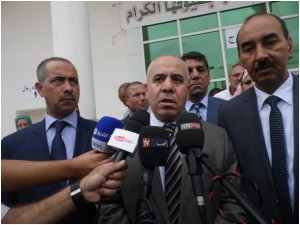 والي عنابة يعطي إشارة افتتاح الموسم الدراسي 2015-2016 من ثانوية جوامع محمد بالبوني 1